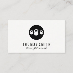 Kettle Bell Personal Trainer Visitenkarte