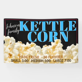 Kettle Corn Popcorn Werbebanner Banner