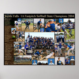 Kettle Falls 1A Staat Champions Poster