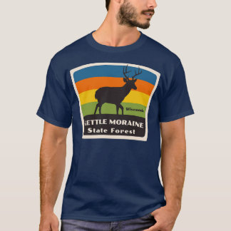 Kettle Moraine Staat Forest Wisconsin Roaming Deer T-Shirt