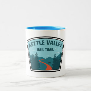 Kettle Valley Rail Trail British Columbia Zweifarbige Tasse
