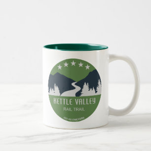 Kettle Valley Rail Trail British Columbia Zweifarbige Tasse