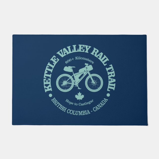 Kettle Valley Rail Trail (Radfahren) Fußmatte (Vorderseite)