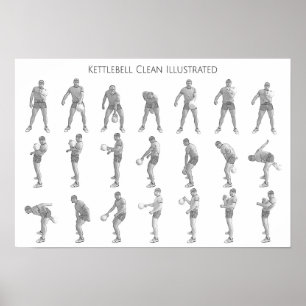Kettlebell 1 Arm Clean Poster