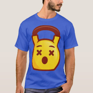 Kettlebell besiegt Emoji T-Shirt