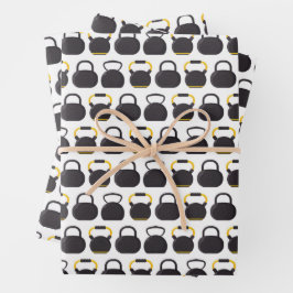 Kettlebell Birthday Party Geschenkpapier Set
