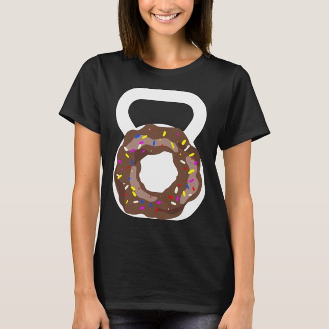Kettlebell Donut  Donut Kettebell workout T-Shirt (Vorderseite)