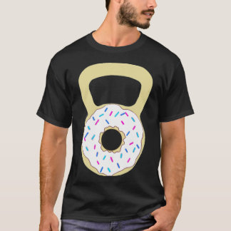 Kettlebell Donut Doughnut Workout Gym Lifting pira T-Shirt