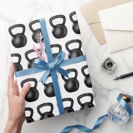 Kettlebell Fitness Geburtstagspartei Geschenkpapier