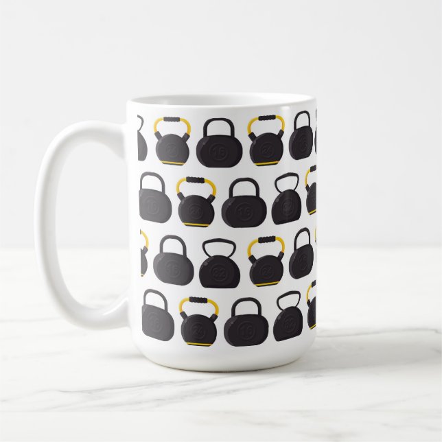 Kettlebell Fitness Mug Kaffeetasse (Links)