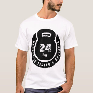 Kettlebell: Hardstyle prüfte u. anerkanntes 24kg T-Shirt