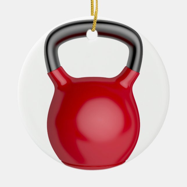 Kettlebell Keramikornament (Vorne)