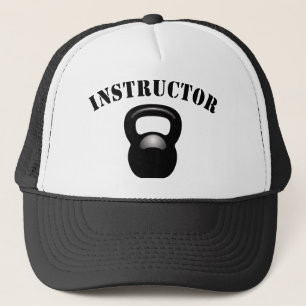Kettlebell Lehrer-Schwarzes Truckerkappe