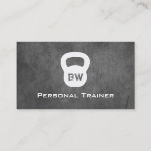 Kettlebell persönliche Trainer-Visitenkarte Visitenkarte