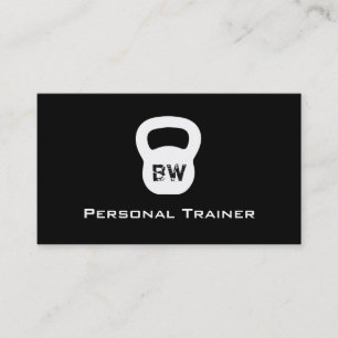 Kettlebell persönliche Trainer-Visitenkarte Visitenkarte