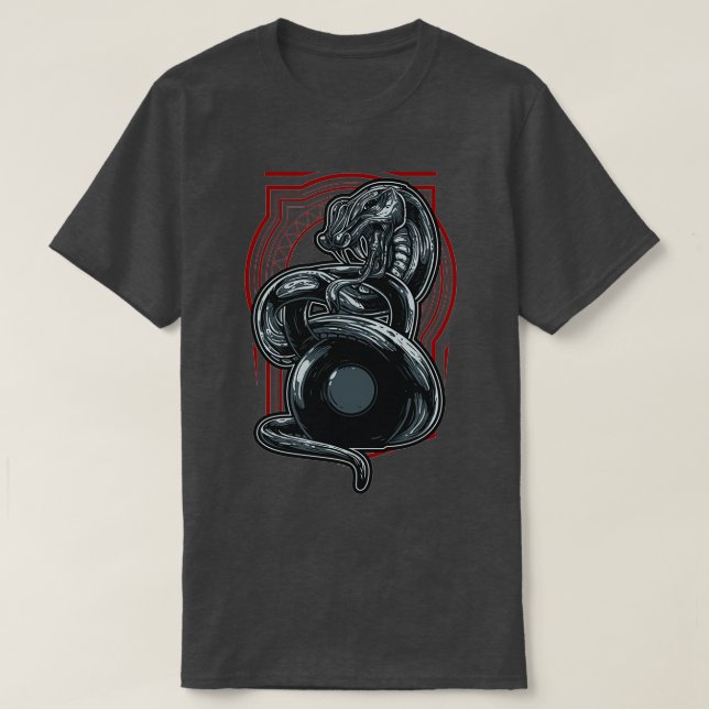 Kettlebell Snake T-Shirt (Design vorne)