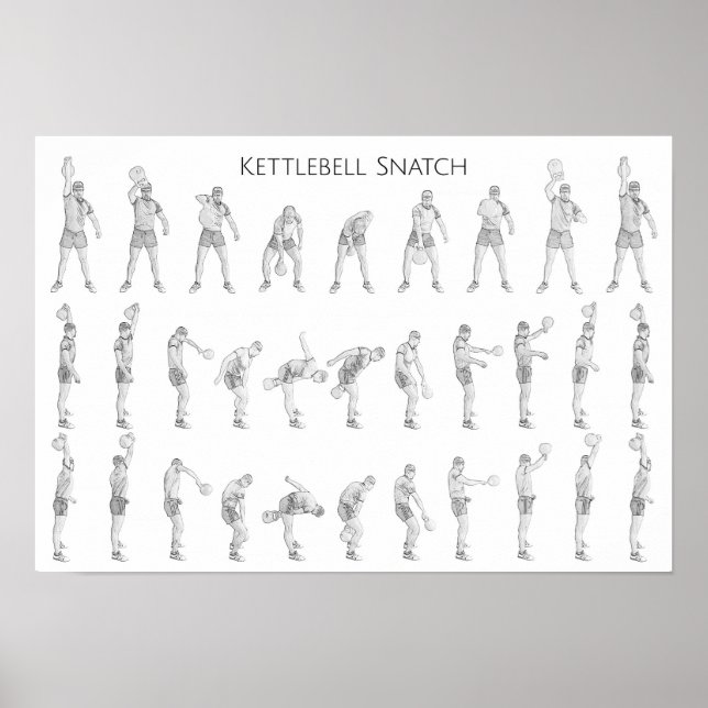 Kettlebell Snatch Poster (Vorne)
