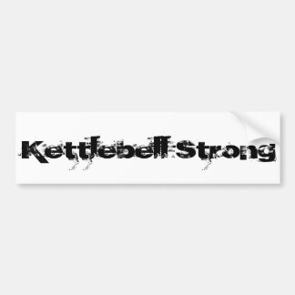 Kettlebell starker Autoaufkleber