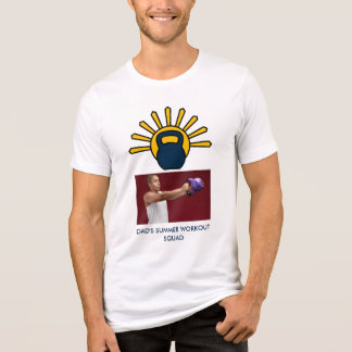 Kettlebell Sun Custom Photo Father's Day Men's Tri-Blend Shirt