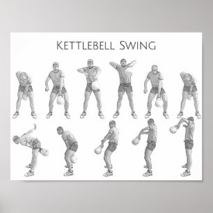 Kettlebell Swing Poster