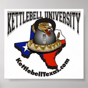 Kettlebell Universität groß Poster