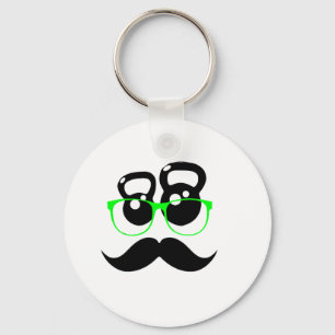 Kettlebell Verkleidungs-Grün-Schlüsselkette Schlüsselanhänger