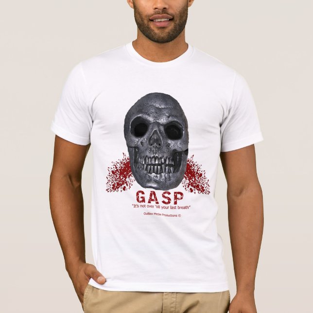 Keuchen-Masken-T - Shirt (Vorderseite)