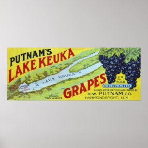 Keuka der See Putnams Poster