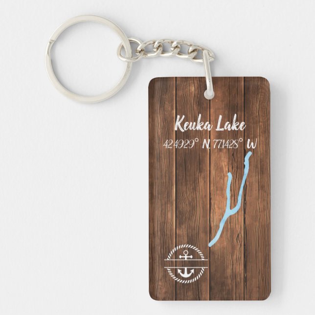 Keuka Lake Key Chain Schlüsselanhänger (Vorderseite)