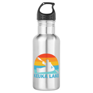 Keuka Lake New York Kayak Edelstahlflasche