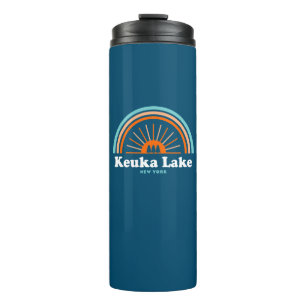 Keuka Lake New York Rainbow Thermosbecher
