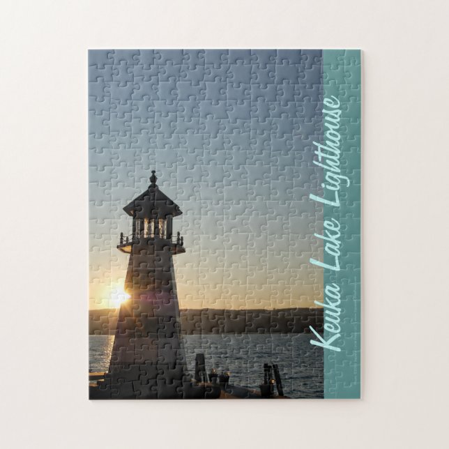 Keuka See-Leuchtturm-Puzzlespiel (Vertikal)