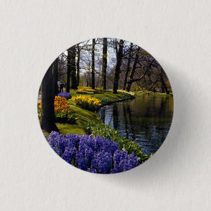 Keukenhof Gärten, Lisse, die Niederlande Button