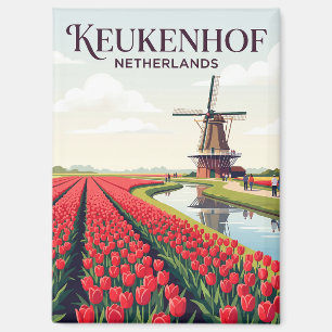 Keukenhof-Gärten Niederlande Magnet