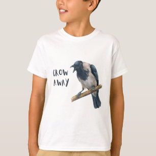 Keule zorniger Krähesatz T-Shirt