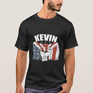 Kevin Birthday Patriotic Vorname Personalisiert U T-Shirt