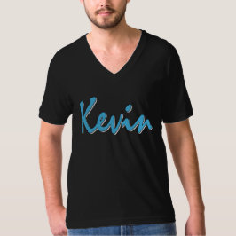 Kevin (blau auf schwarz) T-Shirt