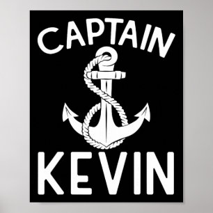 Kevin Boat Anchor Bootschiff Poster