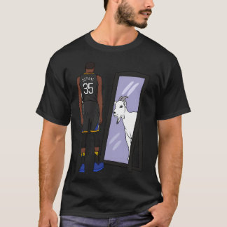 Kevin Durant Spiegel Ziege (Golden State) T-Shirt