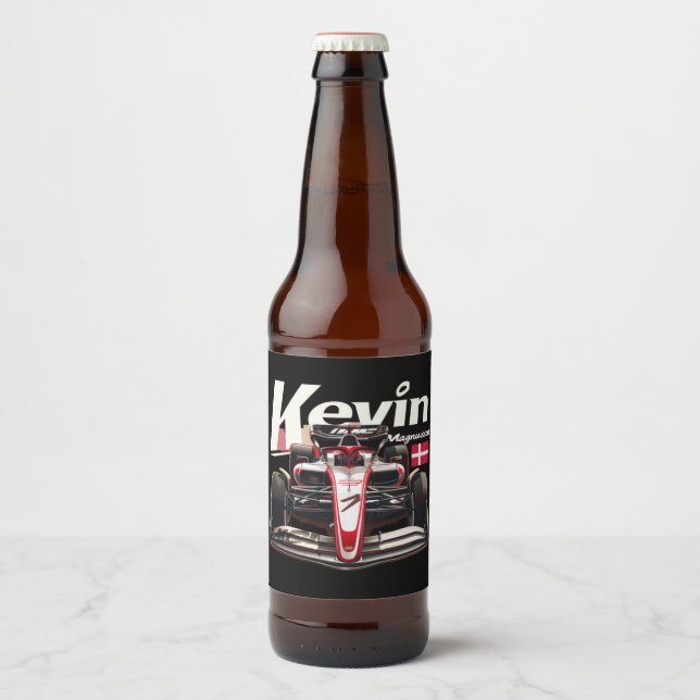 Kevin Magnussen, Formel-1-Fahrer, KMAG20 Bierflaschenetikett (Vorderseite)