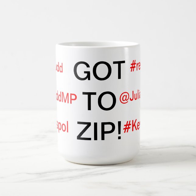 Kevin Rudd #respill #kevenge got, um Tasse (Mittel)