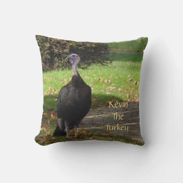 Kevin the Turkey - Old Wethersfield , CT (2 Seiten Kissen (Vorderseite)