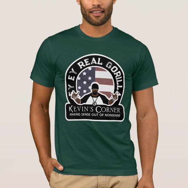 Kevin's Corner EY EY Real Gorilla Emblem T-Shirt (Vorderseite)