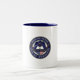 Kevins Ecke sinniert aus dem Unsinn Zweifarbige Tasse