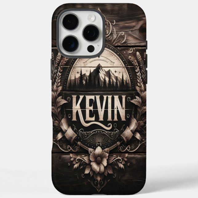 Kevins Mountain Wappen iPhone 16 Pro Max Hülle (Rückseite)