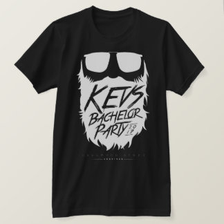 Kevs Bachelor Party Wildman-White T-Shirt