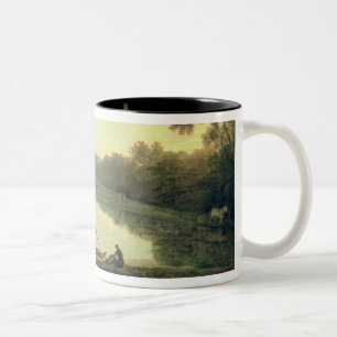 Kew Gärten: Die Pagode und die Brücke, 1762 (Öl Zweifarbige Tasse