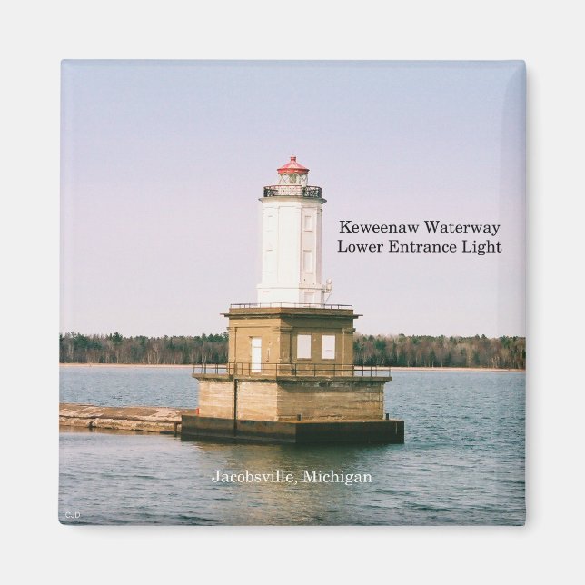 Keweenaw Unterer Eintrittspegel des Lichtes Magnet (Vorne)