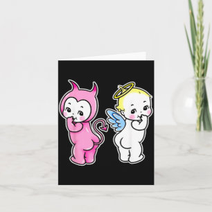 Kewpie-Baby-Engel-Teufels-Cherubs Karte