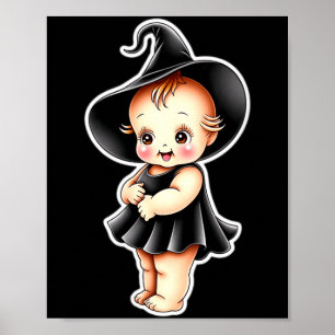Kewpie-Baby-Hexenzauber für Frauen, süß Poster